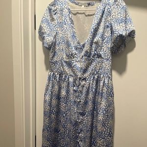 Blue/White Summer Dress (Abound)